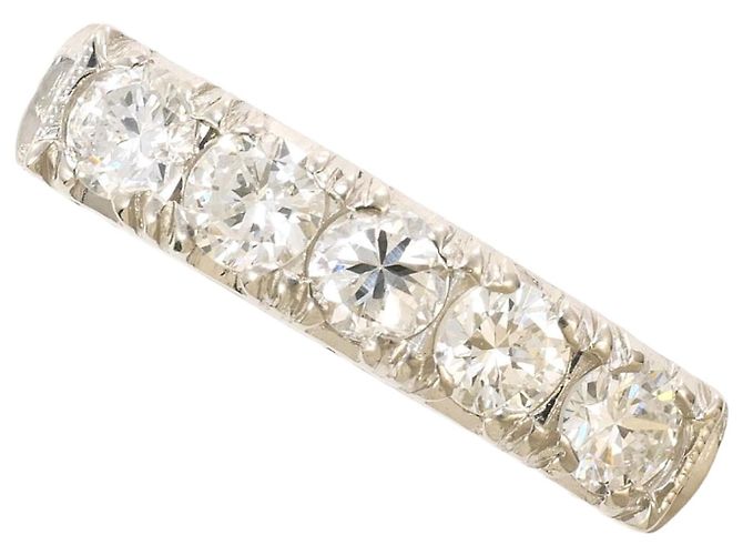 Autre Marque Platin-Diamant-Ring 