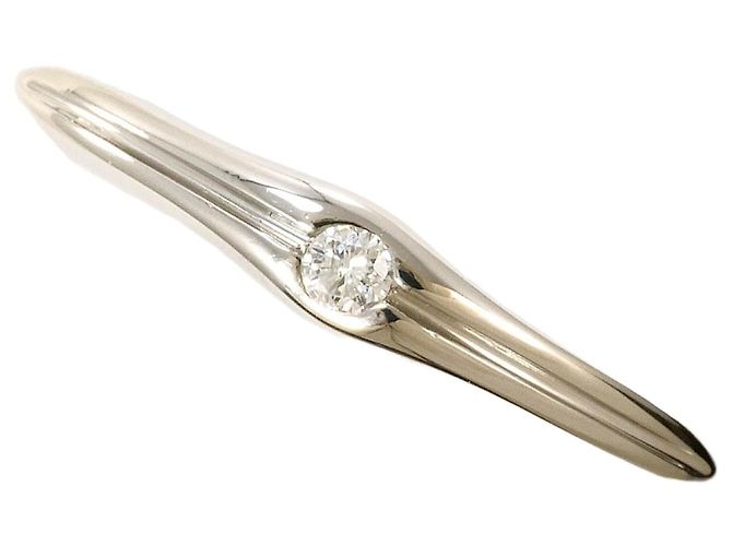 Autre Marque PT900 Platinring mit Diamant