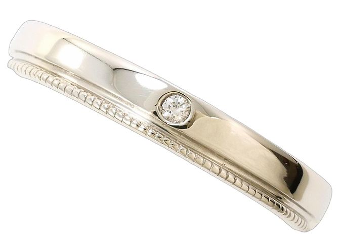 Autre Marque PT900 Platinring mit Diamant