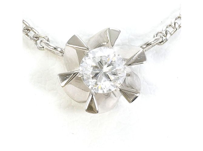 Autre Marque Collar de platino PT850 con diamante
