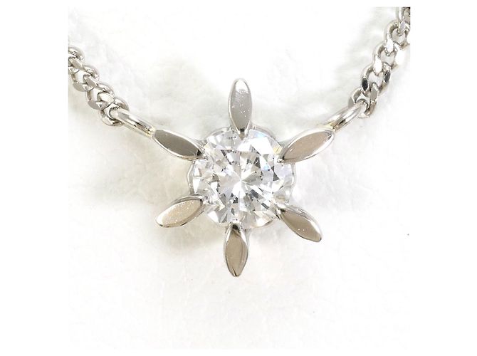Autre Marque PT850 Platin-Halskette mit Diamant