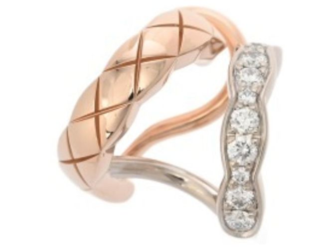 Orecchini a clip Coco Crush Chanel Oro bianco Oro rosa
