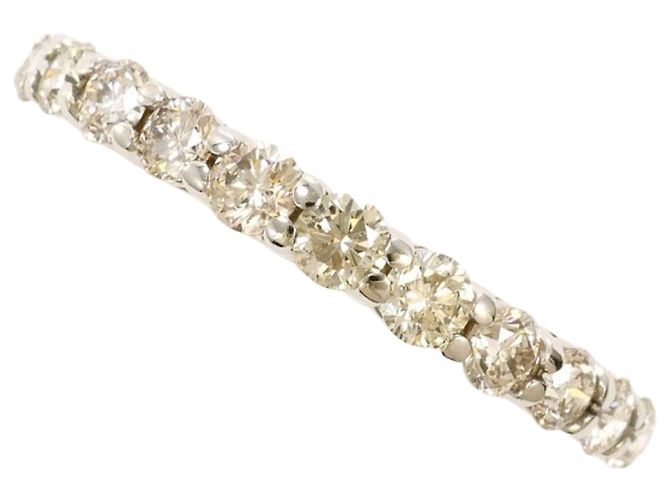 Autre Marque Platinring mit Diamant 