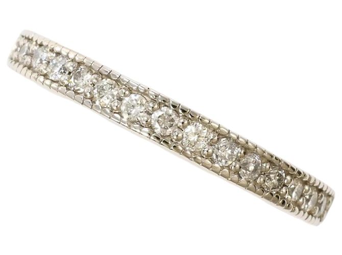 Autre Marque PT900 Platinring mit Diamant