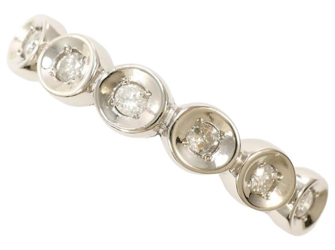 Autre Marque Platinring mit Diamant