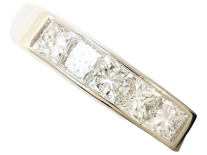 Autre Marque Platinring mit Diamant