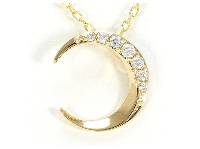 Autre Marque Collana in oro giallo 10K con diamante D'oro