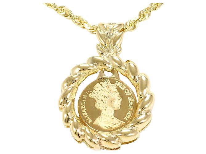 Autre Marque Collana in oro giallo 14K D'oro