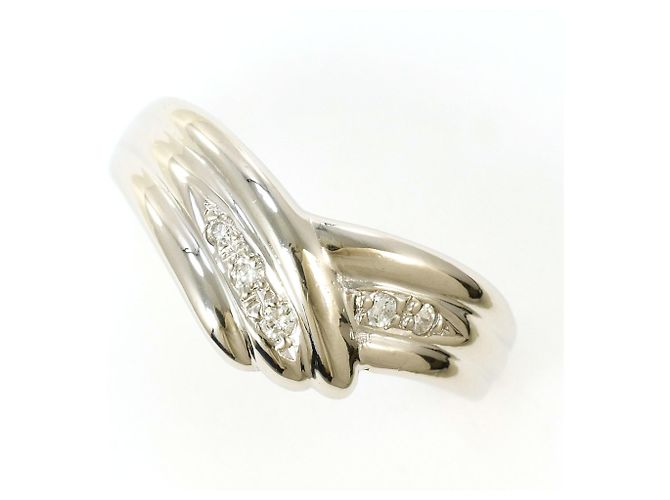 Autre Marque PT850 Platinring mit Diamant