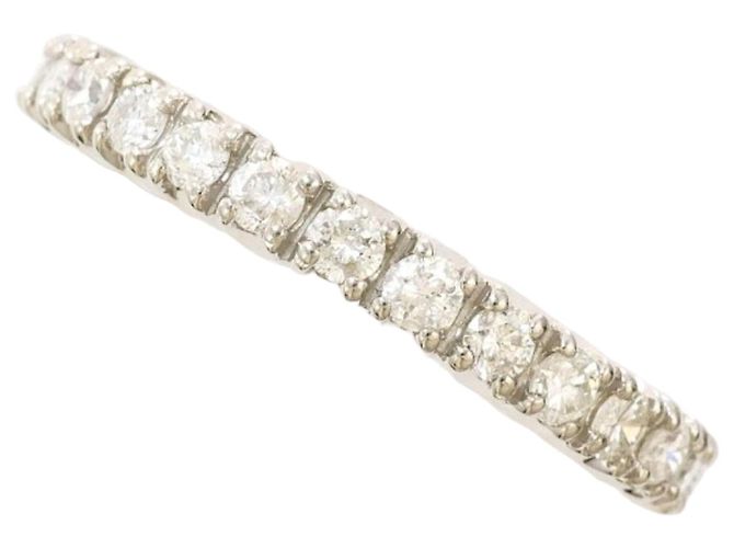 Autre Marque Platinring mit Diamant 
