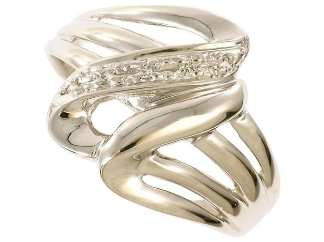 Autre Marque Platinring mit Diamant