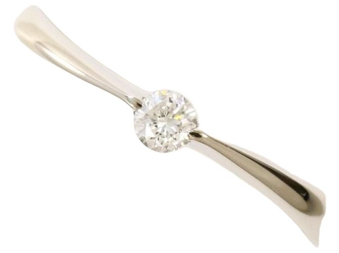 Autre Marque PT900 Platinring mit Diamant