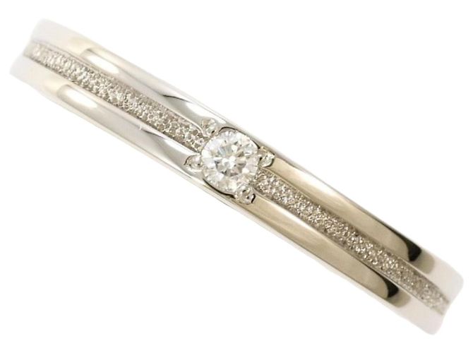 Autre Marque Platinring mit Diamant