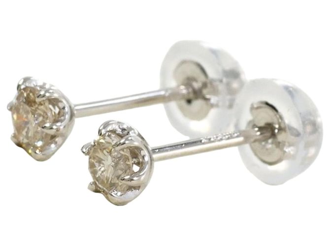 Autre Marque PT900 Platin Diamant Ohrstecker