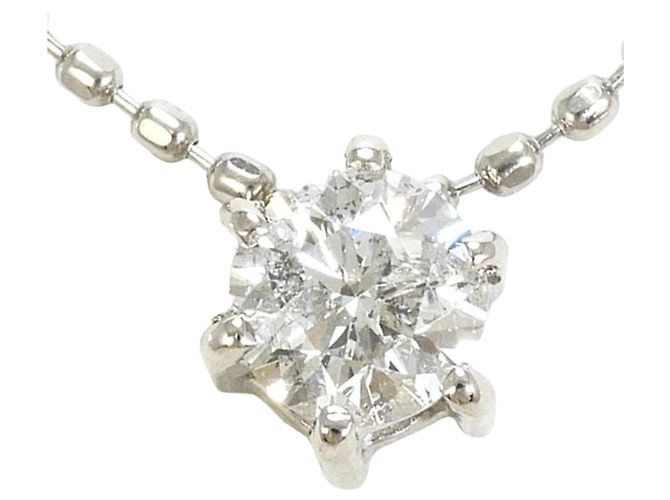 Autre Marque PT900 Platin-Halskette mit Diamant