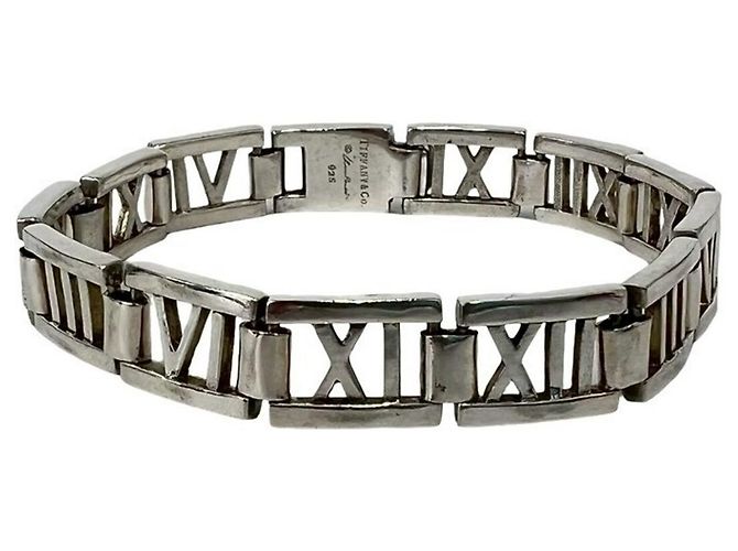 Tiffany & Co Bracciale Tiffany Vintage Atlas Charm Argento
