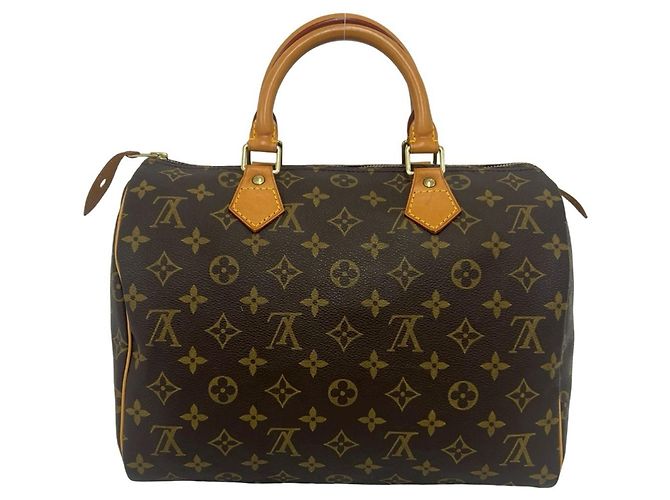 Sac à main Louis Vuitton Vintage Speedy 30 Monogram en cuir