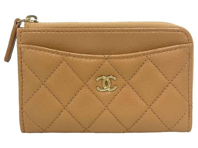Monedero Chanel Beige