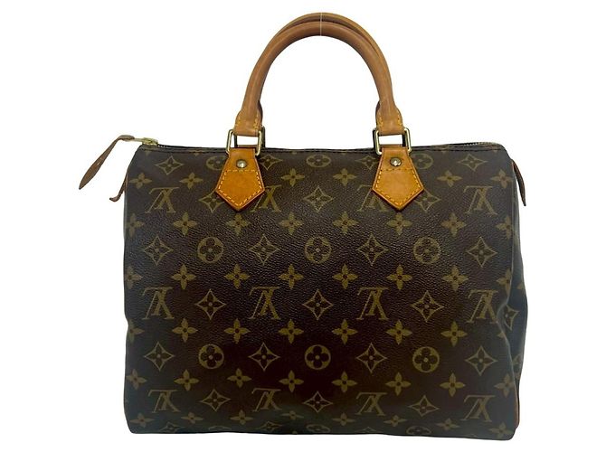 Sac à main Louis Vuitton Vintage Speedy 30 Monogram en cuir
