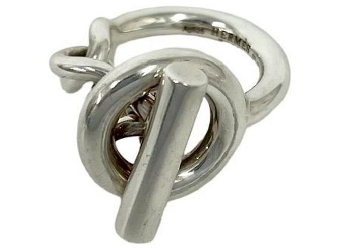 Hermès HERMES Croisette Ring Silber 
