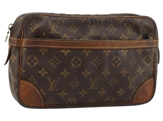 LOUIS VUITTON Monogram Compiegne 28 Clutch Bag M51845 LV Auth 171274 Monogramm