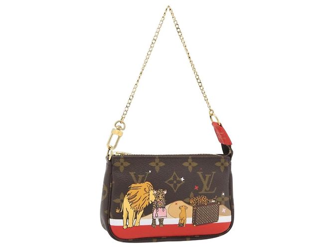 LOUIS VUITTON Monogram Mini Pochette Accessoires Tasche M63830 LV Auth 182310SAM Monogramm