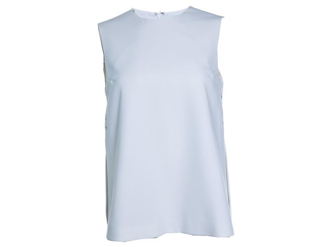 Alexander Wang, top branco sem mangas com ilhoses