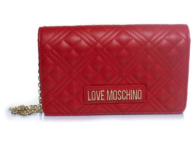 Love Moschino, bolsa de ombro acolchoada vermelha Vermelho