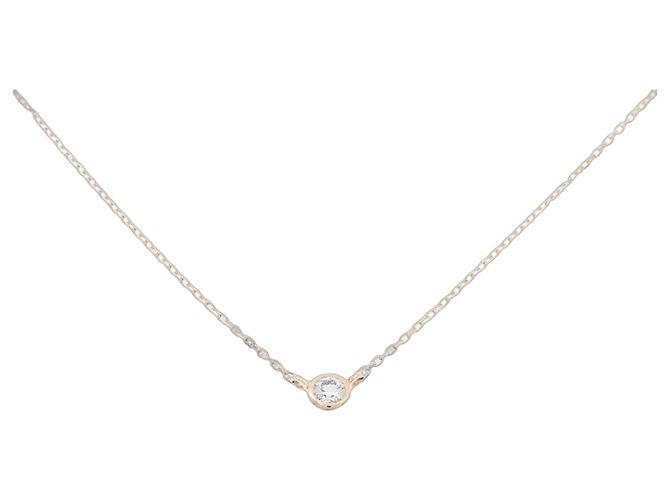 Autre Marque Collana in oro rosa Au750 e diamanti