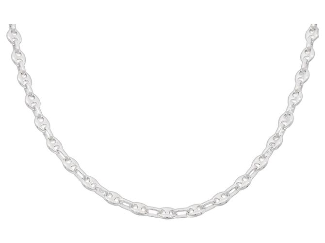 Autre Marque Collar de oro blanco 750 Plata