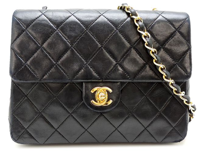 Bolsa de Ombro Chanel Matelassé 20 Preto