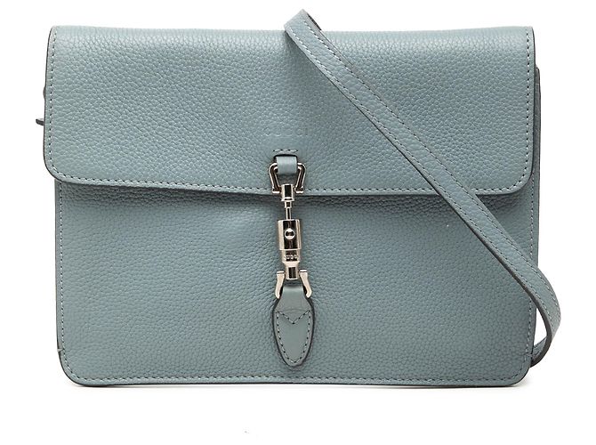 Bolsa crossbody conversível Jackie em couro de bezerro azul Gucci Azul claro