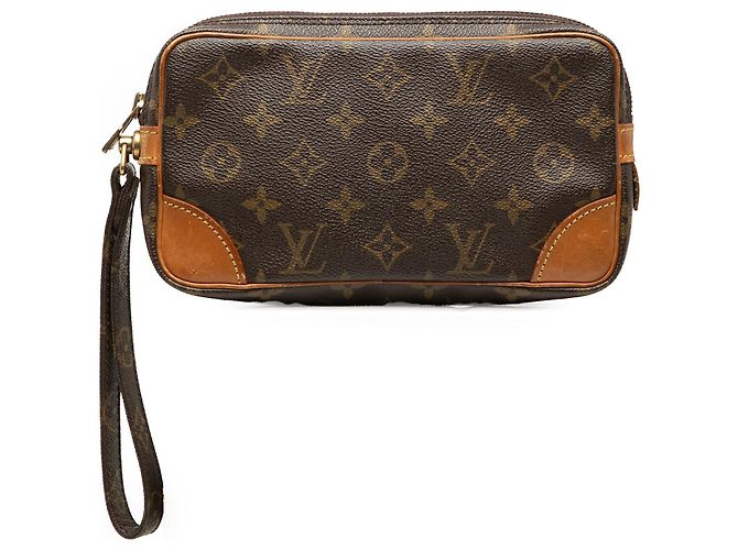 Louis Vuitton Marrone Monogram Marly Dragonne PM