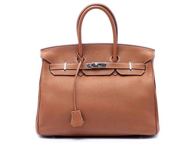 Hermès Marron Togo Birkin Retourne 35