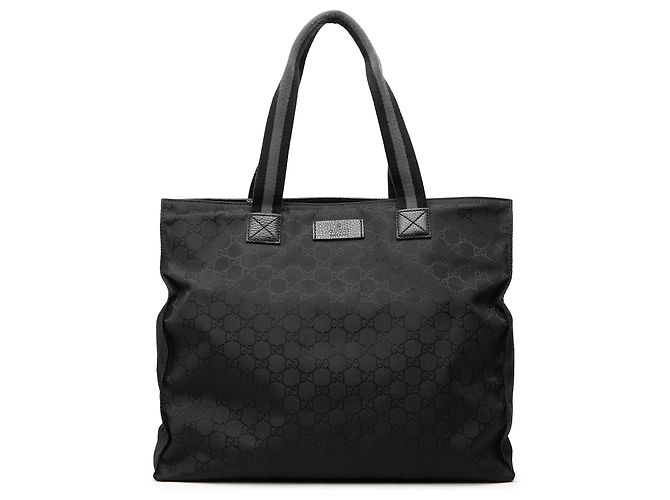 Tote in nylon Web GG nero Gucci