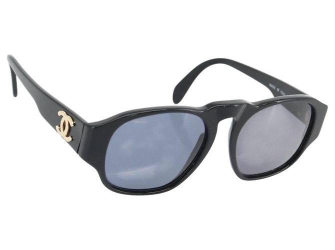 Gafas de sol CHANEL COCO de plástico Negro CC Auth 181746