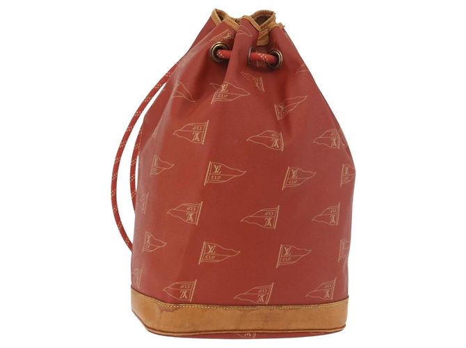 Borsa a Spalla LOUIS VUITTON LV Cup Saint Tropez Rosso M80026 LV Auth BA13045