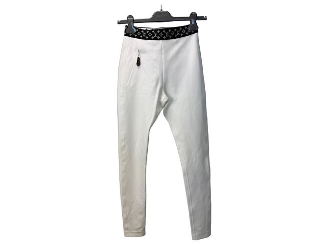 Louis Vuitton x Urs Fischer Monogram Hose Weiß Monogramm