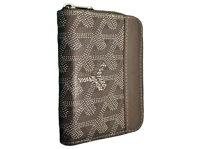 Goyard Matignon Geldbörse in Grau