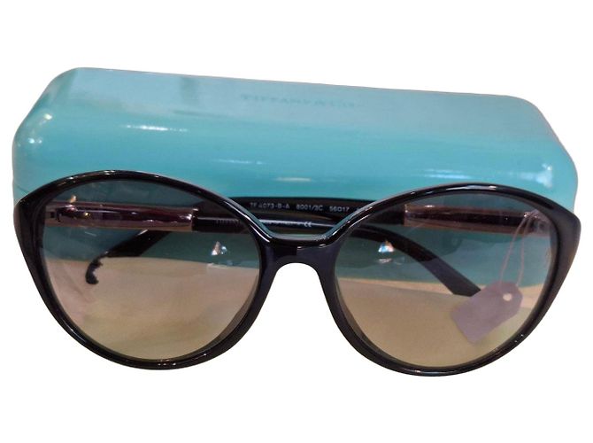 Tiffany & Co. Occhiali da sole Farfalla Cristalli - Nero