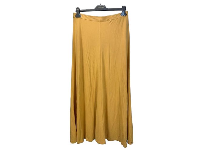 Totême Saia Maxi de Jersey Fluido - Amarelo