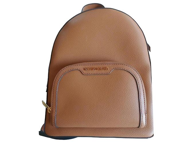 Michael Kors Brown Leather Backpack