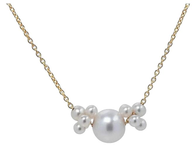 Autre Marque Sophie Bille Brahe Collar Orangerie de Perles Dorado 