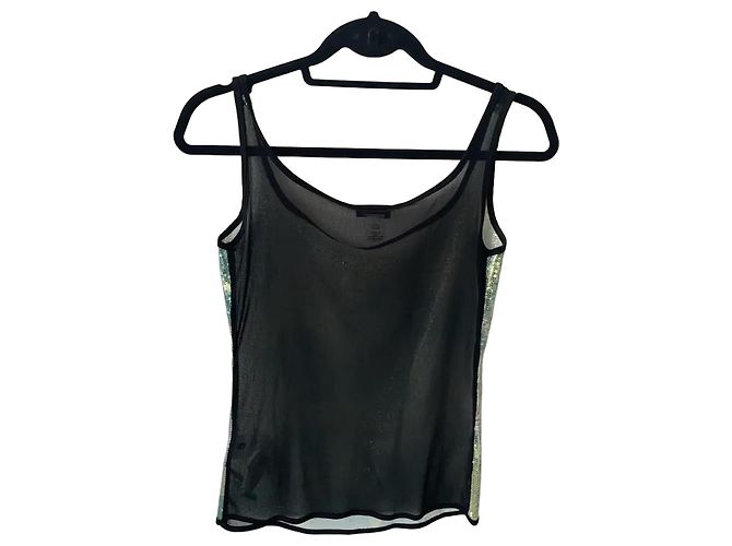 Miss Sixty Multicolored Sequin Tank Top Multiple colors