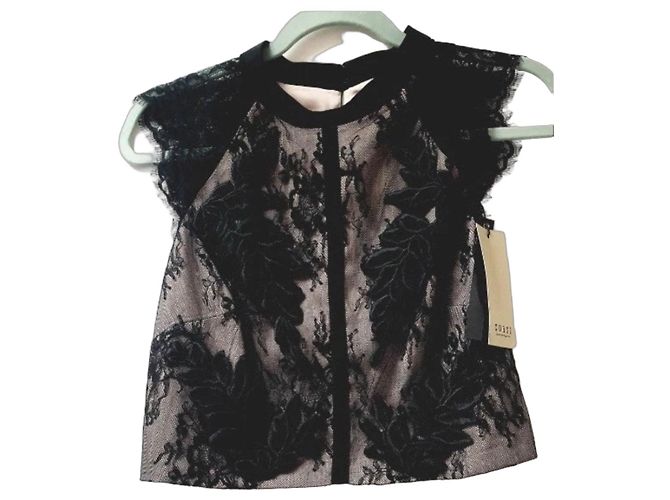 Coast Talisha Top de encaje - Negro, Talla 14