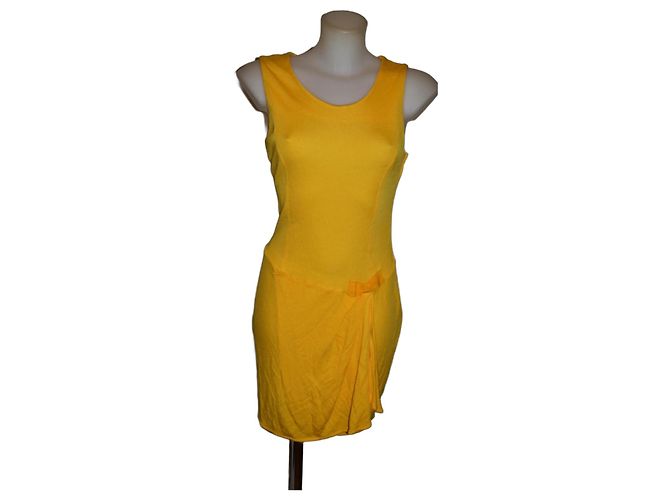 Moschino Cheap and Chic Vestido Mini Amarillo