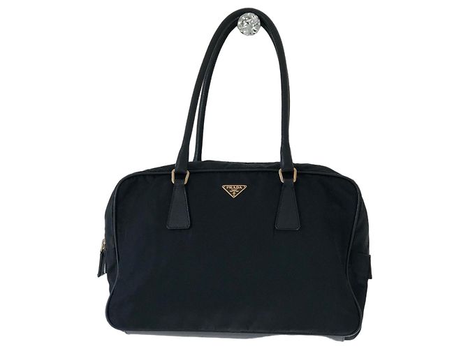 Prada Tessuto Bolso Tote Negro 