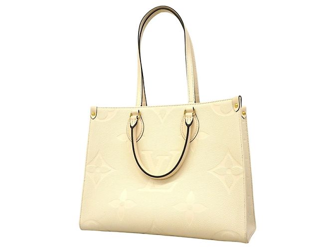 Louis Vuitton Monogram Empreinte OnTheGo MM Tote Tasche Roh