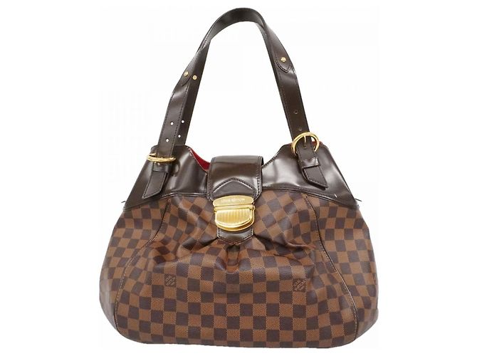 Borsa a Spalla Louis Vuitton Damier Sistina GM Damier ebene
