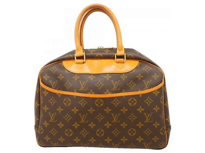 Borsa Louis Vuitton Monogram Deauville Marrone